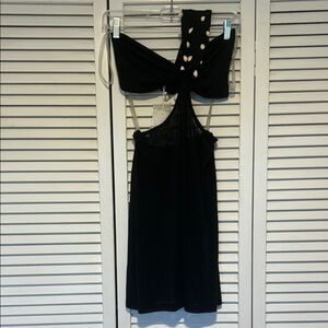 Pitusa Puka Shell One Shoulder Mini Black - Standard